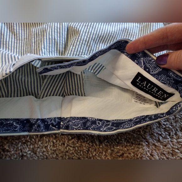 Lauren Ralph Lauren Pinstripe Pants NWOT - Picture 9 of 14